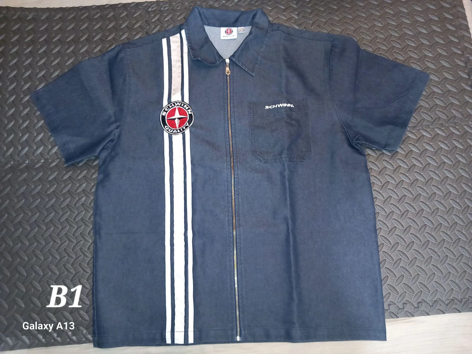 Veste de mécanicien Schwinn Quality NEUVE sans étiquette - Style Vintage Workwear - Taille L